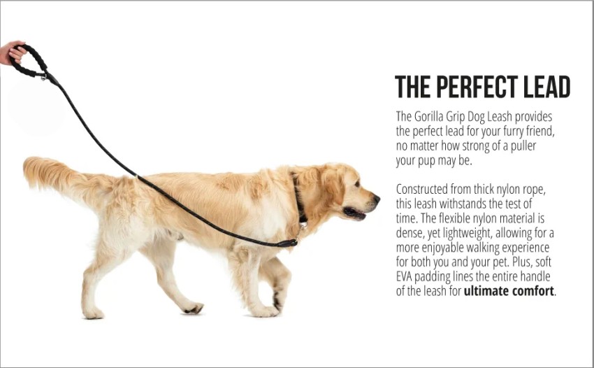 Kidoca 5 Feet Nylon Dog Leash Dog Rope Dog Belt for Medium Dogs