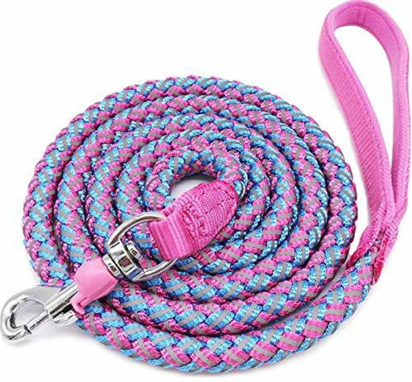 Mycicy Rope Dog Leash 6Ft Mountain Climbing Pink Dog Leash