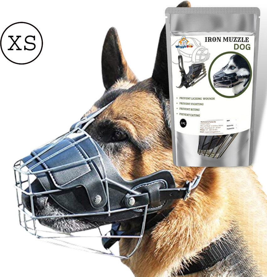 WiggleBoo Dog Muzzle Basket Design Safe Comfortable Muzzle
