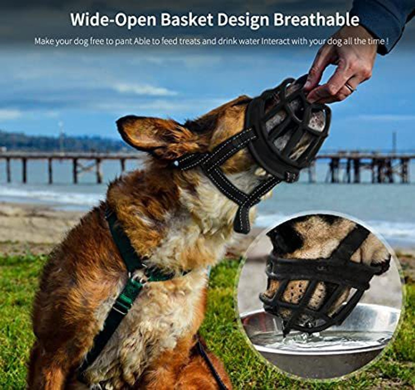 Barkless Large Strips Dog Muzzle Price in India Buy Barkless