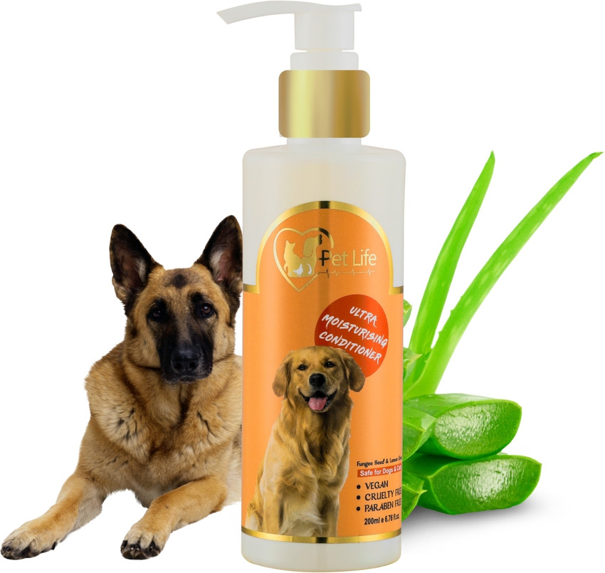 Pet Life Ultra Moisturising Dog Conditioner For German Shepherd Dog Shiny Healthy Coat Conditioning Fresh Fragrance Silky Soft Smooth Hair Suitable For All Type Of Dog Puppy Dog Shampoo