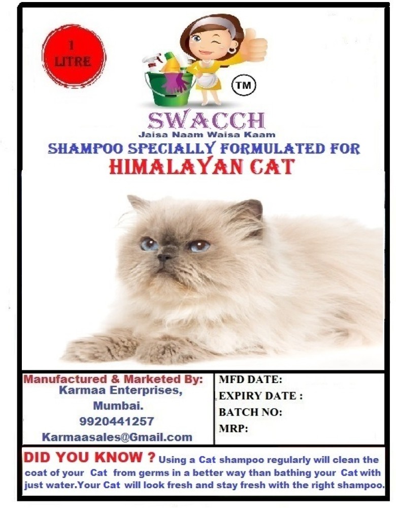 Himalayan cat outlet shampoo