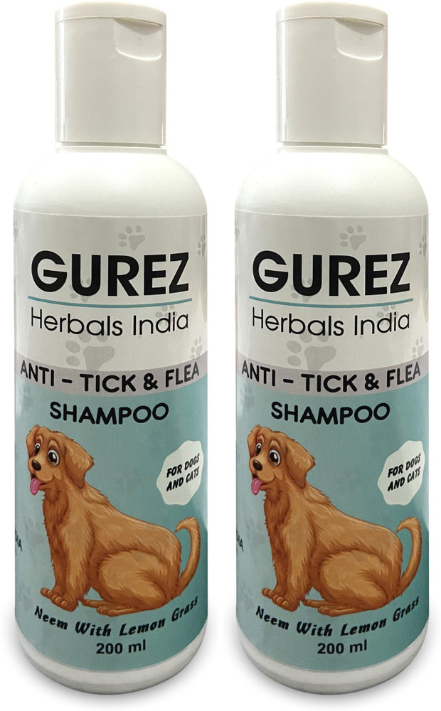 Gurez Pet Shampoo for Dogs and Cats of All Breeds Repellent Lice