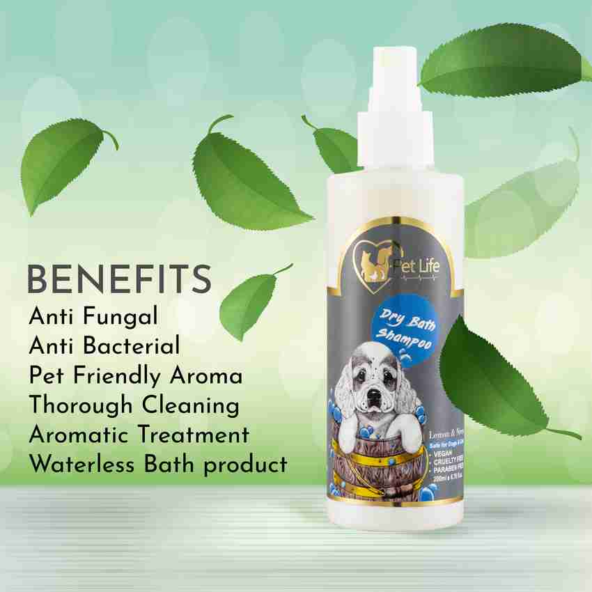 Pet Life Dry Bath Shampoo for Labrador Retriever Dog Puppy