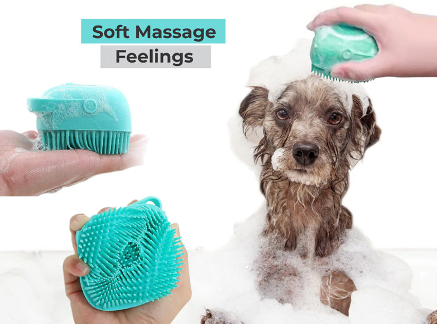 Dog dandruff brush sales