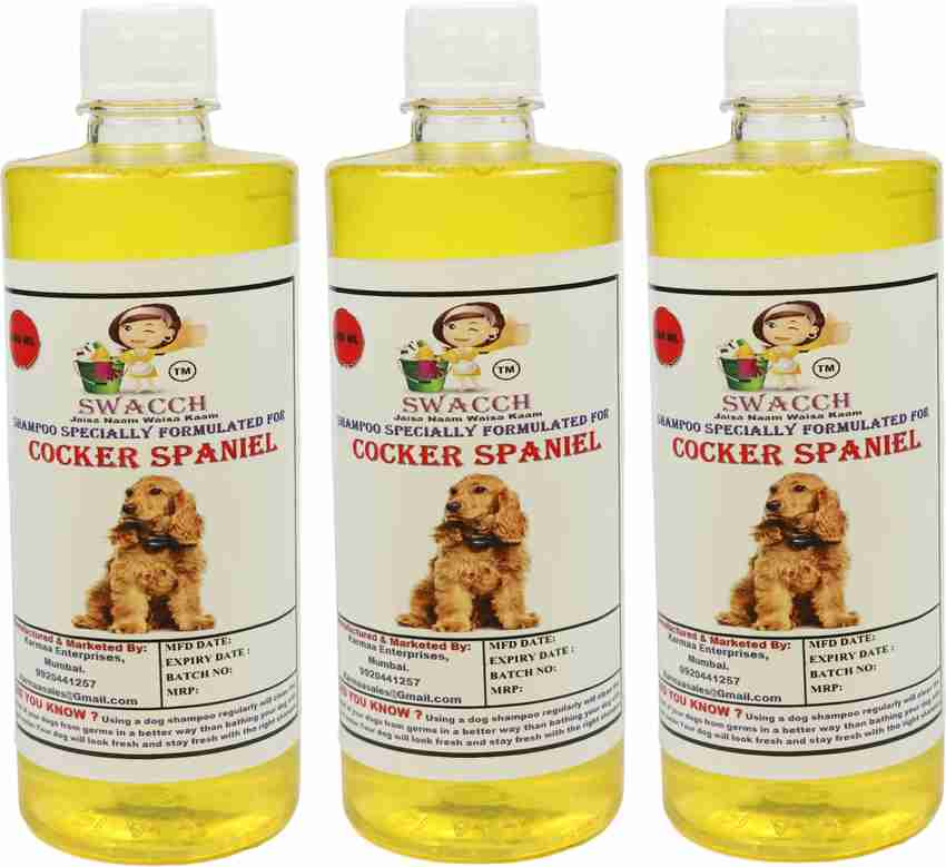 Cocker spaniel shampoo store