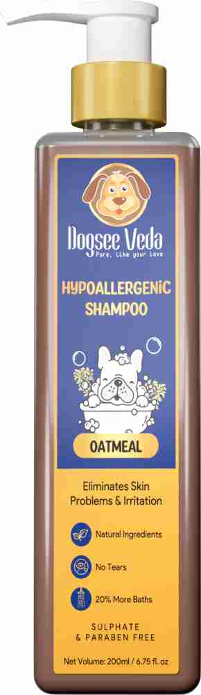 Hypoallergenic oatmeal best sale dog shampoo