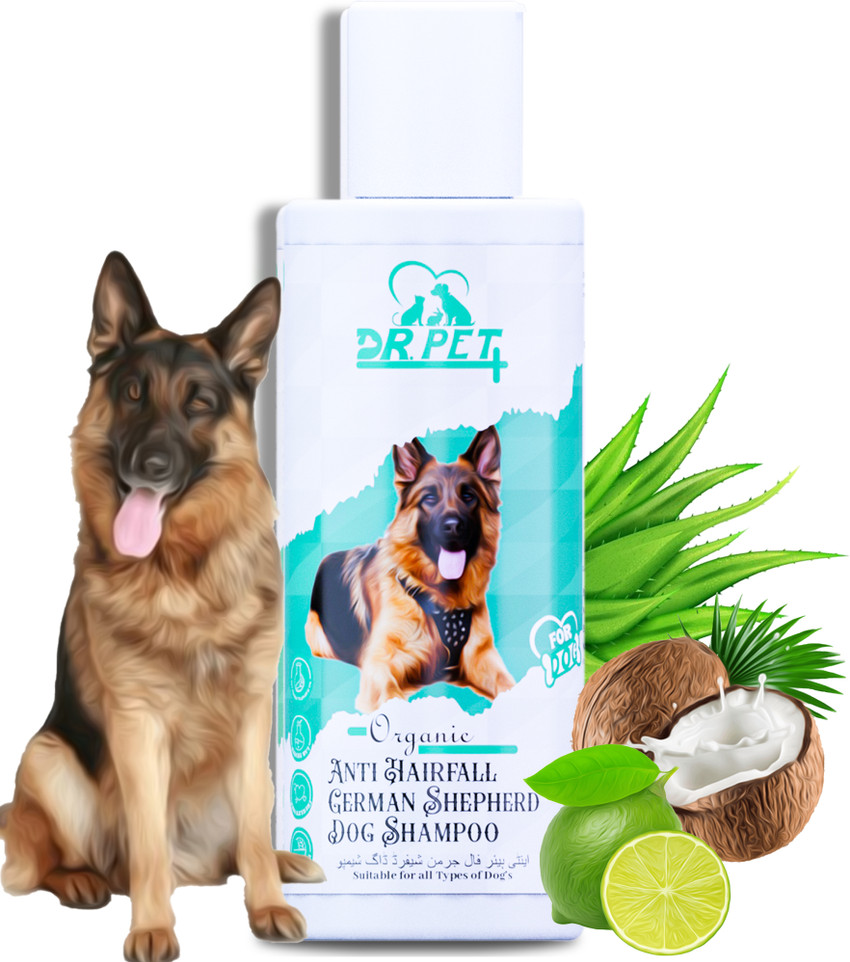 DR PET PLUS Anti Hairfall German Shepherd Dog Shampoo Reduces Hair Fall Strengthening Coat Conditioning Fresh Fragrance Hair Deshedding Cleanser For All Dog Breed Dog Shampoo Price in India Buy DR