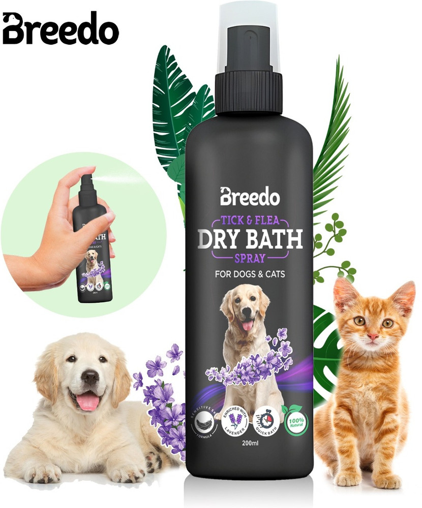 Breedo Lavender DryBath Shampoo Spray Instant Waterless Shampoo