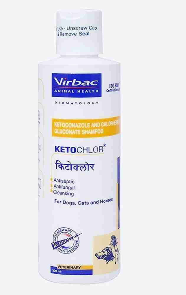 Virbac KETOCHLOR Pack of 2 Allergy Relief Anti dandruff Anti fungal Anti microbial Anti parasitic Sweet for Cats and Dog Shampoo Price in India Buy Virbac KETOCHLOR Pack of 2 Allergy Relief Anti dandr...