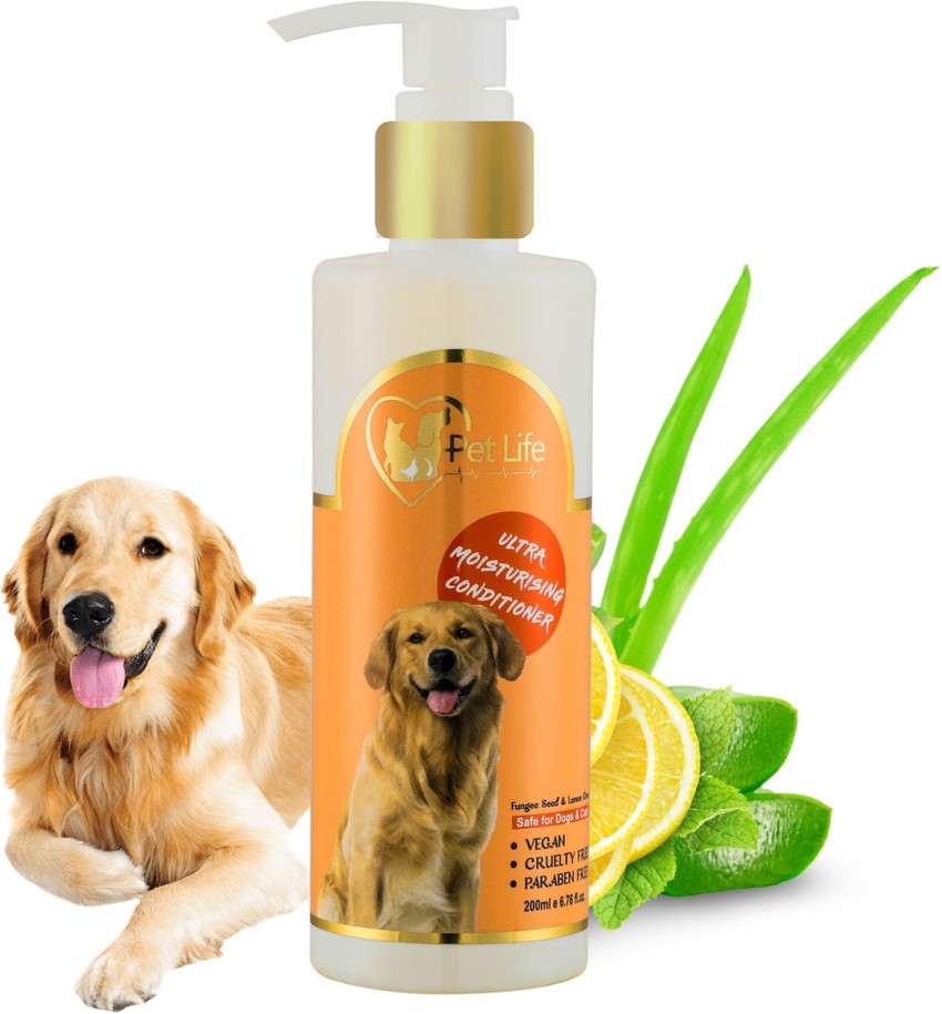 Pet Life Ultra Moisturising Dog Conditioner For Golden Retriever Dog Shiny Healthy Coat Conditioning Fresh Fragrance Silky Soft Smooth Hair Suitable For All Type Of Dog Dog Shampoo Price in