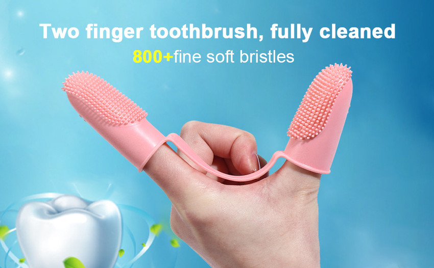 Microfiber finger toothbrush clearance