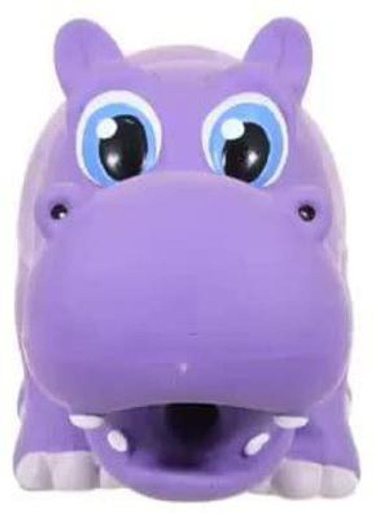 Purple hippo sale dog toy