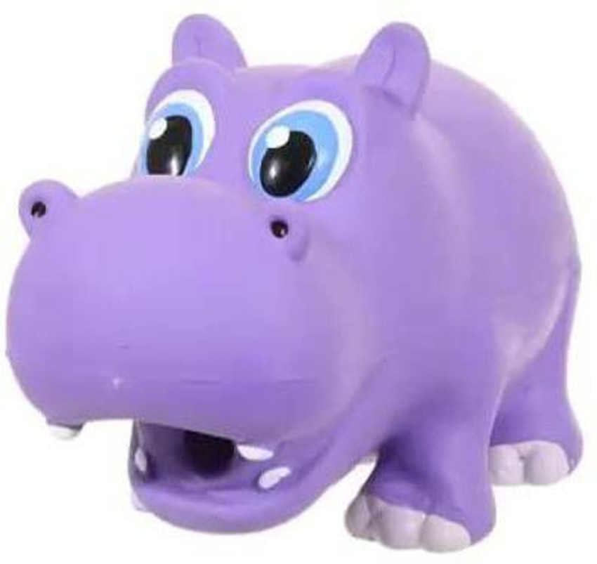 Petsport NATURFLEX Babies Tiny Tots Hippo Rubber Chew Toy For Dog