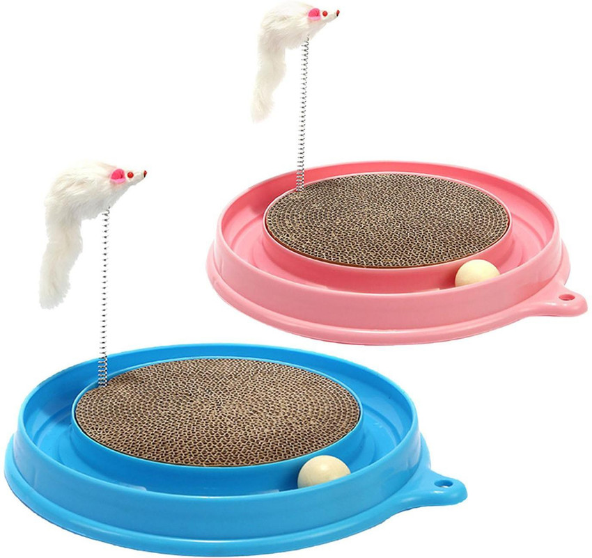 BNF Round Cat Scratcher Toy Cat Toy Exercise For Indoor Cats Fun
