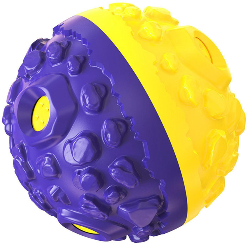 BNF Squeaky Dog Ball Toys For Aggressive Chewers Rubber Chew Ball Yellow Purple Plastic Chew Toy For Dog Price in India Buy BNF Squeaky Dog Ball Toys For Aggressive Chewers Rubber