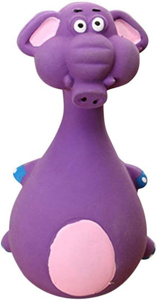 THE DDS STORE Natural Latex Rubber Squeaky Purple Elephant Dog Toy Rubber Chew Toy Training Aid Fetch Toy For Dog Price in India Buy THE DDS STORE Natural Latex Rubber Squeaky