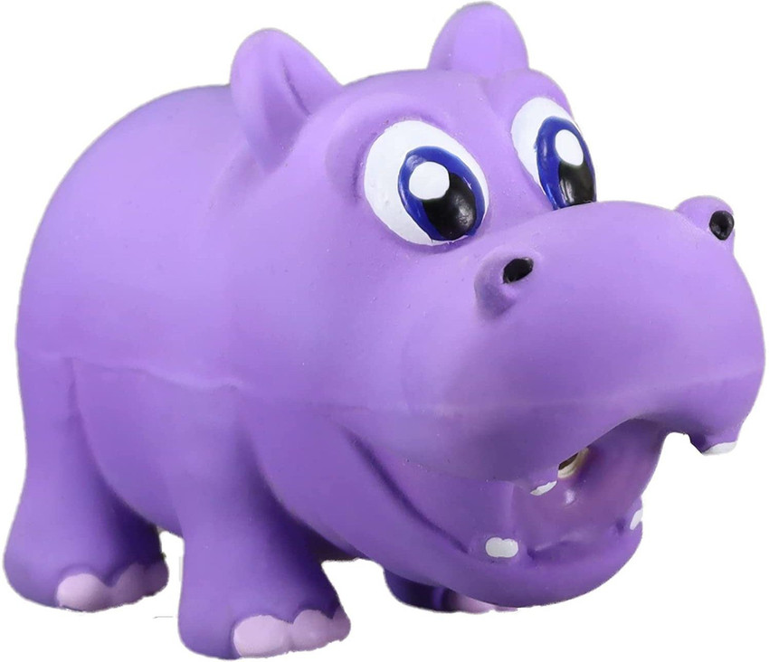 Purple hippo hotsell dog toy