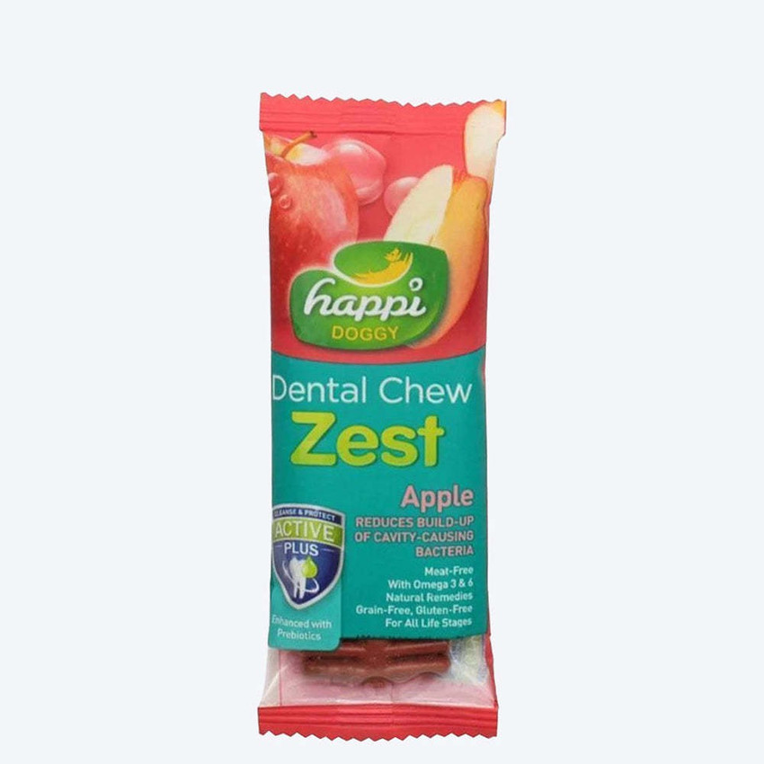 Happi Doggy Vegetarian Dental Chew Zest Apple Single 25 gm Dog Treat Price in India Buy Happi Doggy Vegetarian Dental Chew Zest Apple Single 25 gm Dog Treat online at Flipkart