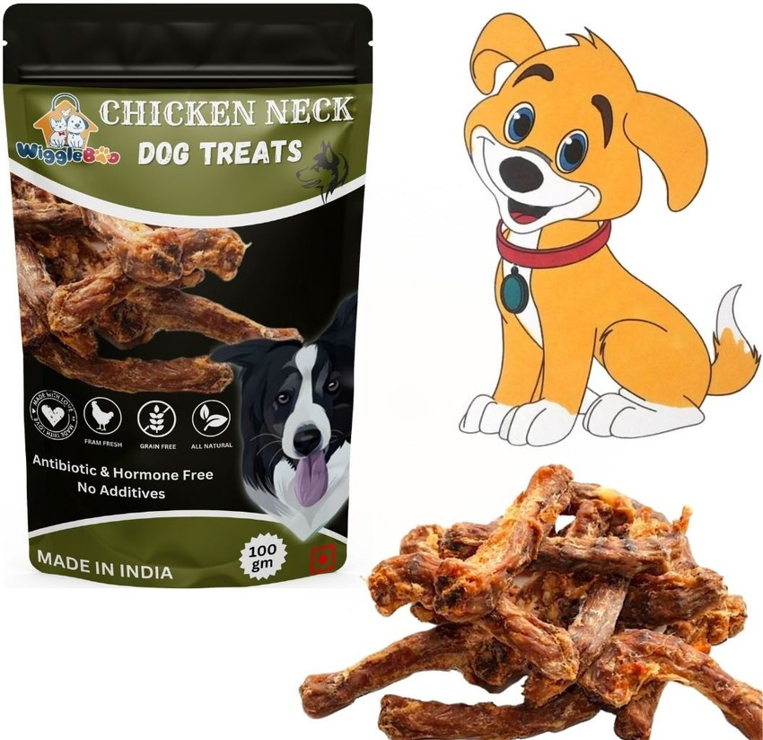 Feeding puppies top chicken necks