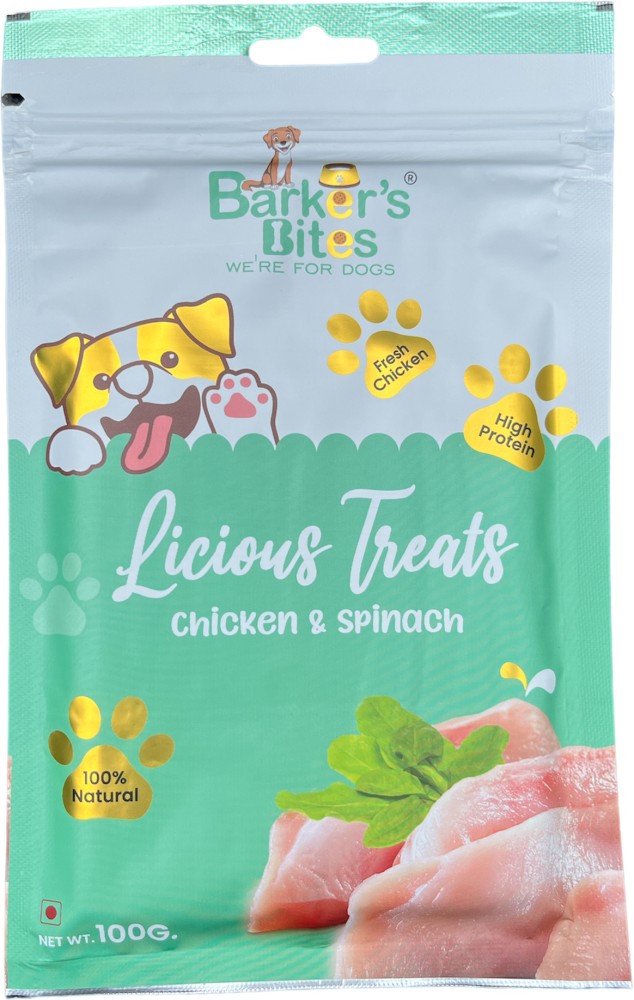 BARKERS BITE Dog Treats Real Stick Chicken Food with Flavor