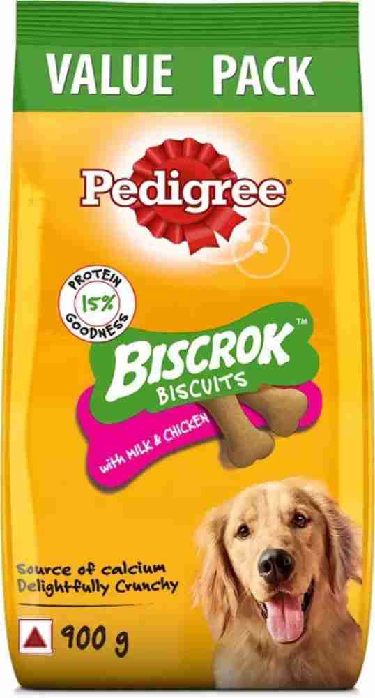 PEDIGREE Biscrok Biscuits Above 4 Months Milk Milk Chicken Dog