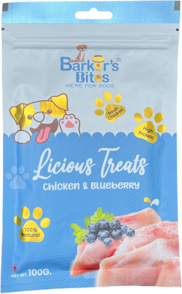 BARKERS BITE Dog Treats Real Stick Chicken Food with Flavor