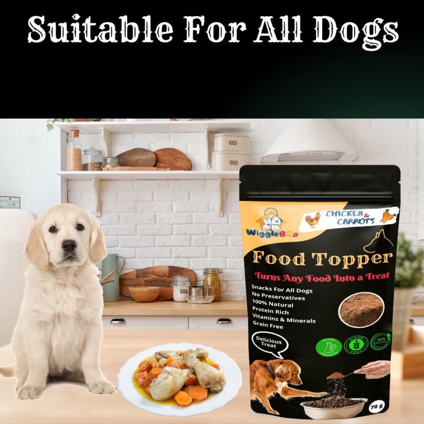 WiggleBoo Magical Dog Food Topper Joy of Best Taste Chicken