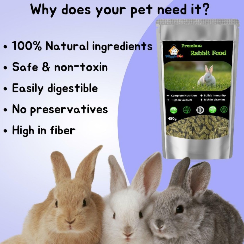 Healthy rabbit pellets best sale