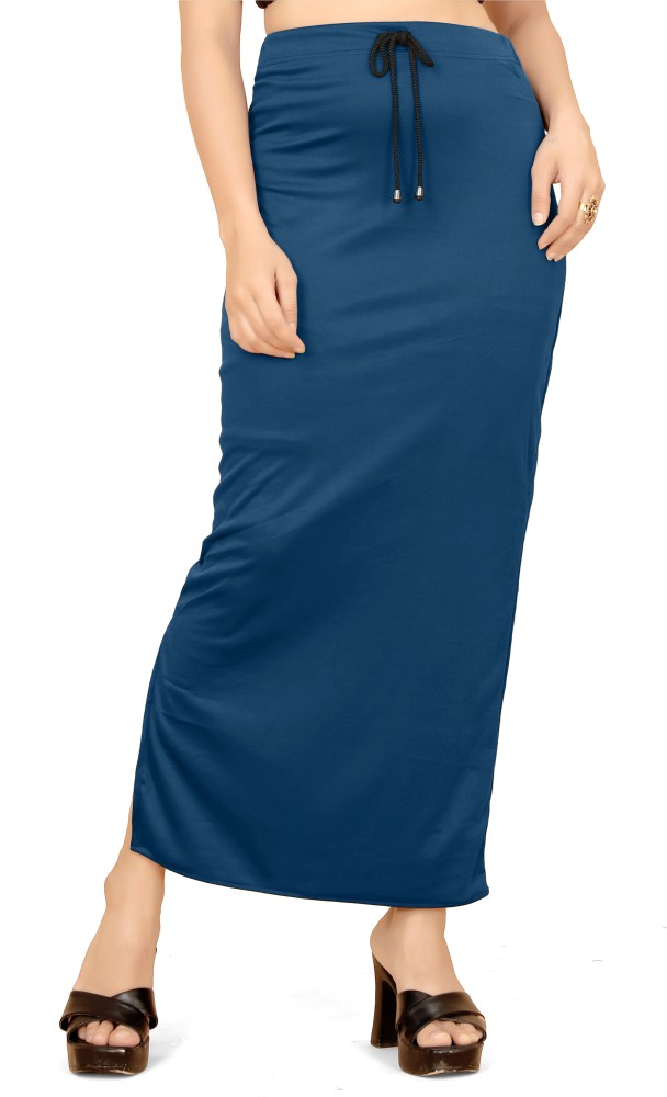 Woo THiNG Sari Shapewear in solid color Lycra Blend Petticoat