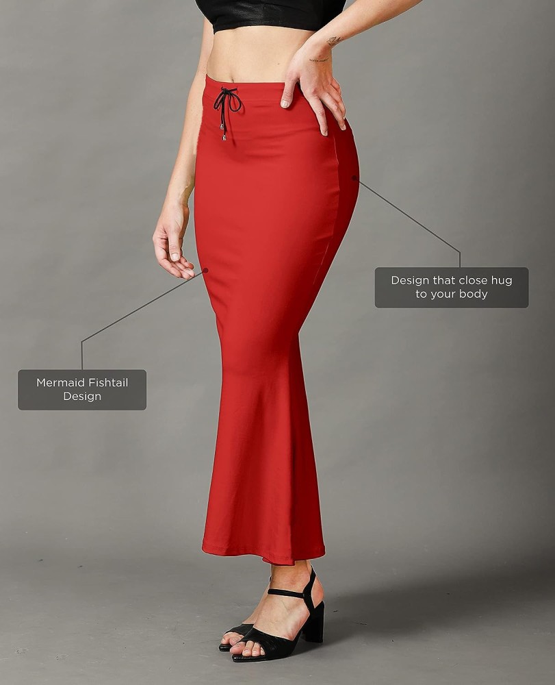 Woo THiNG Sari Shapewear in simple color Lycra Blend Petticoat Price in  India - Buy Woo THiNG Sari Shapewear in simple color Lycra Blend Petticoat  online at