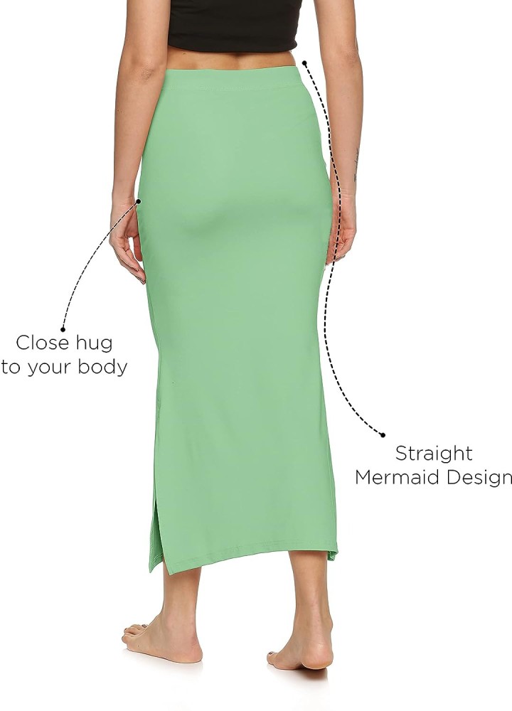 Buy Growthonics VAMIKA Lifestyle Cotton Blend Saree Shapewear Petticoat for  Women, Women's Blended Saree Shapewear Light Green  (Small,Medium,Large,X-Large,XX-Large)-Pack of 2_L at