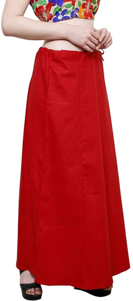 POOJARAN NADA SHAPER RED-XXL Cotton Blend Petticoat Price in India - Buy  POOJARAN NADA SHAPER RED-XXL Cotton Blend Petticoat online at