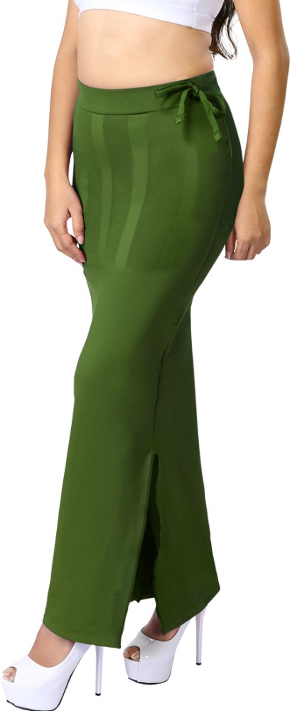 Buy Women's Saree Shapewear/Petticoat. Drawstring Cotton Blended Shapewear  dori Dress for Saree.Beige Green M Online In India At Discounted Prices