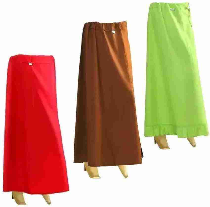 Siddhi Cotton Saree Petticoat/Inskirt Stitched – Cotton Saree Petticoat