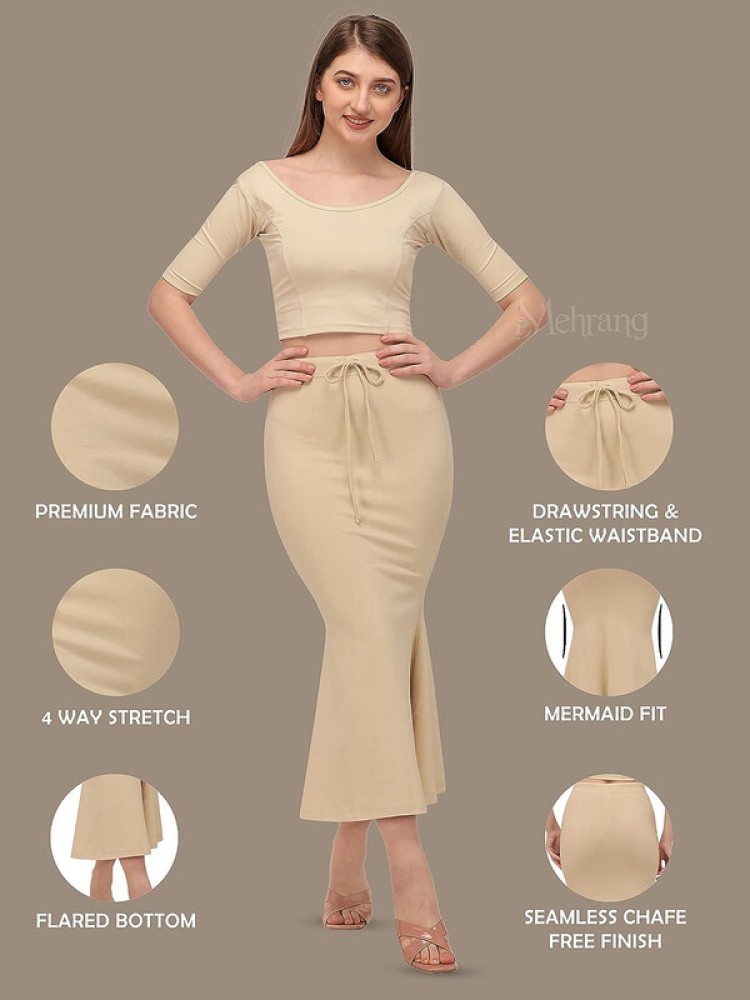 TRENDMALLS Lycra Spandex Saree Shapewear Petticoat for Women, cotton,  petticoat, silhouette, skirts, shape wear dress saree : :  Clothing