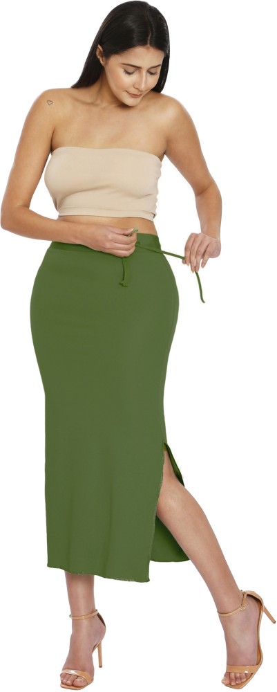 Parjai Premium Zurich Lycra Saree Shapewear Petticoat Shape Wear Dress for  Saree