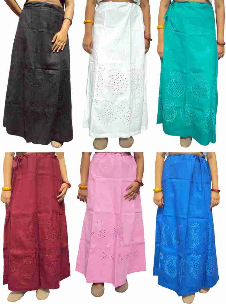 rooprang dresses WOMEN COLOUR GURRANTED PETTICOAT Cotton Blend