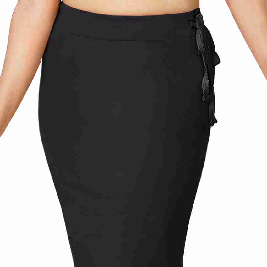 dermawear Saree Shapewear Everyday SSE407 Black Polyester Petticoat Price  in India - Buy dermawear Saree Shapewear Everyday SSE407 Black Polyester  Petticoat online at