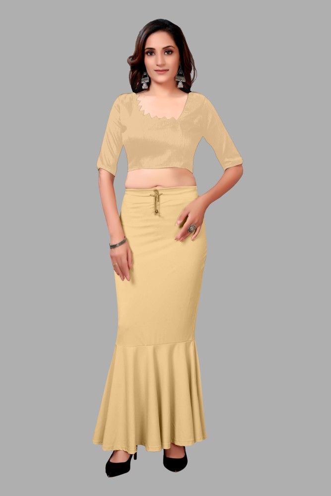 Buy F Fashiol.com Saree Shapewear Petticoat for Women, Poly Cotton