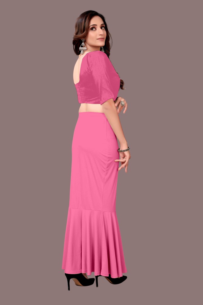 Buy Dermawear Women Light Pink Blend Saree Shapewear (4XL) Online at Best  Prices in India - JioMart.