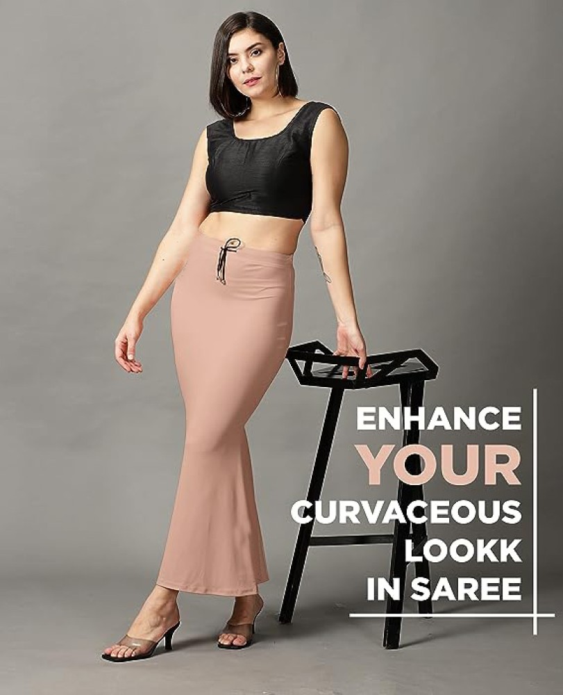 Buy WOO THING Saree Shapewear Petticoat for Women, Shape Wear Dress for  Saree