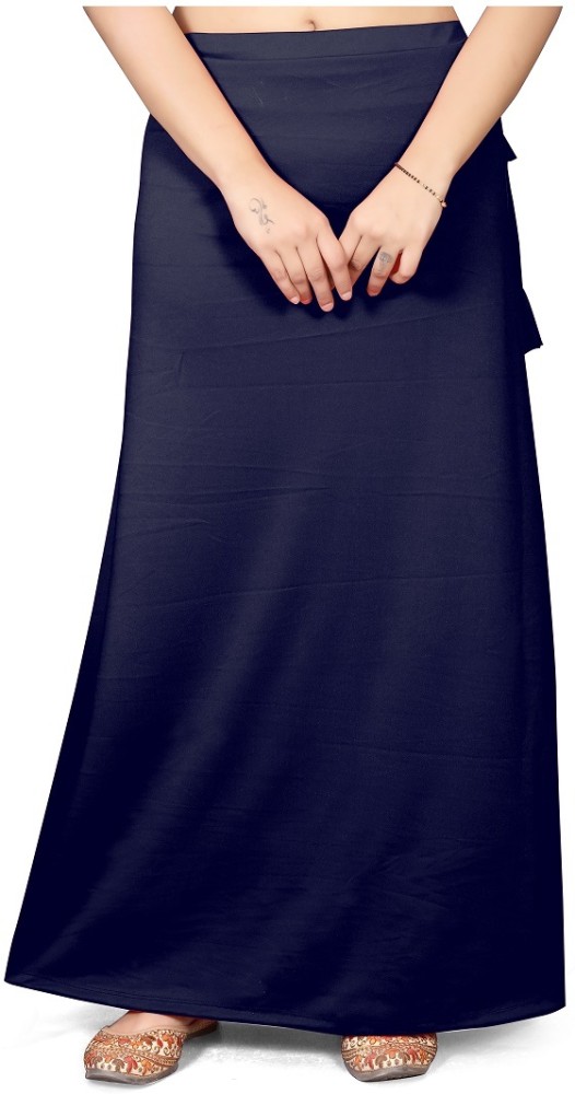 Saree Shapewear Saree Petticoat Black 2Pc Combo Saree Skirt Saree  Silhouette Smooth Stretchable Shape Wear Body Shaper Petticoat for Saree  for Women