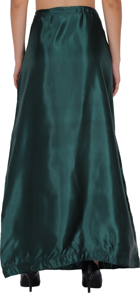Green Satin Petticoat  Sakhi Fashions – sakhifashions