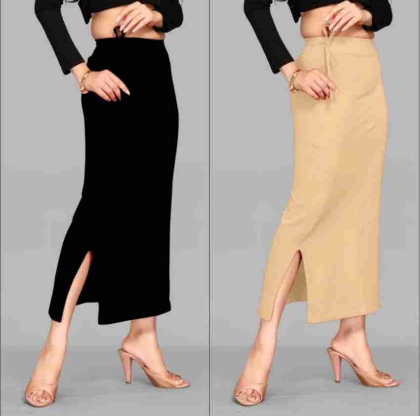 STITCHMALL Woman Saree Shapewear Petticoat Lycra Blend Petticoat