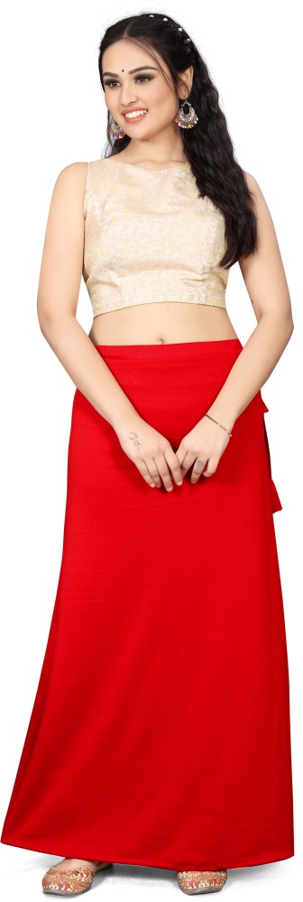 vaitan pink saree shapewear petticoat stretchable free size Lycra
