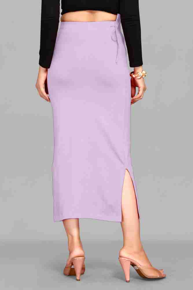 Buy Mehrang Lycra Saree Shapewear Petticoat for Women, Cotton  Blended,Petticoat,Skirts for Women,Shape Wear Dress for Saree (S, Aqua  Light) at