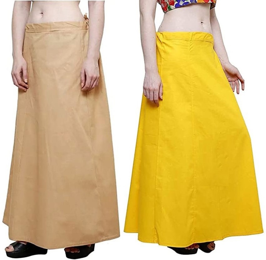 Buy Preeti Creations Plus Size Cotton Petticoat for Women Combo