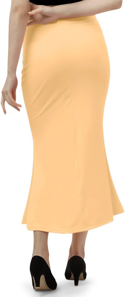 BuyOnn Slim Saree Shapewear Petticoat Beige Lycra Blend Petticoat Price in  India - Buy BuyOnn Slim Saree Shapewear Petticoat Beige Lycra Blend  Petticoat online at