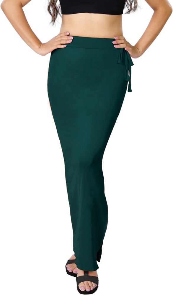dermawear Saree Shapewear Everyday SSE407 Bottle Green Polyester Petticoat  Price in India - Buy dermawear Saree Shapewear Everyday SSE407 Bottle Green  Polyester Petticoat online at